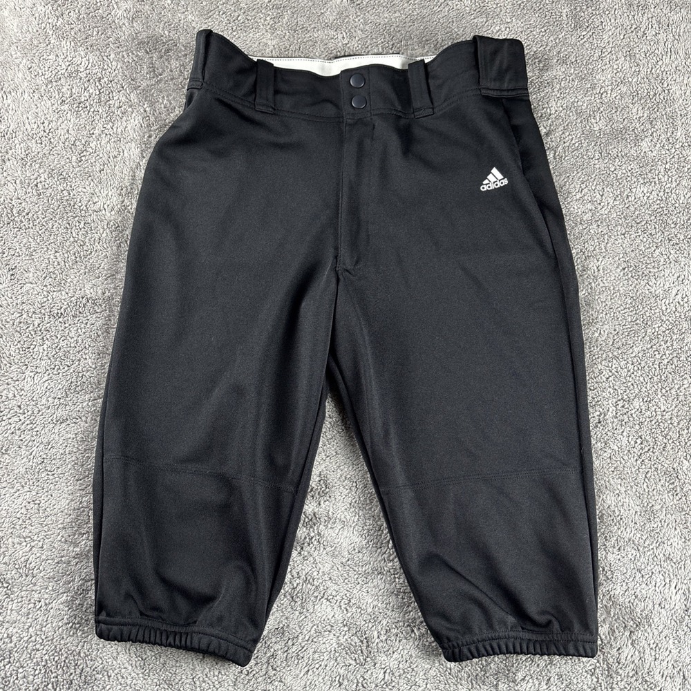 Adidias Boys Climalite Knickers Pants Size XL Black